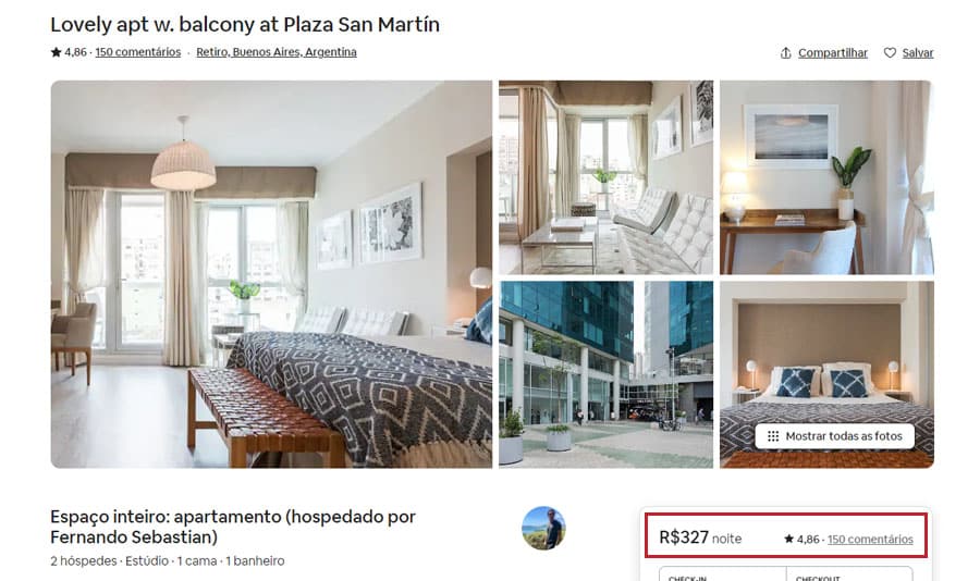 Espaço do Airbnb em Buenos Aires