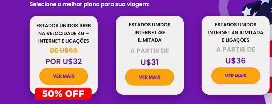 Promoção de Chip Internacional America Chip