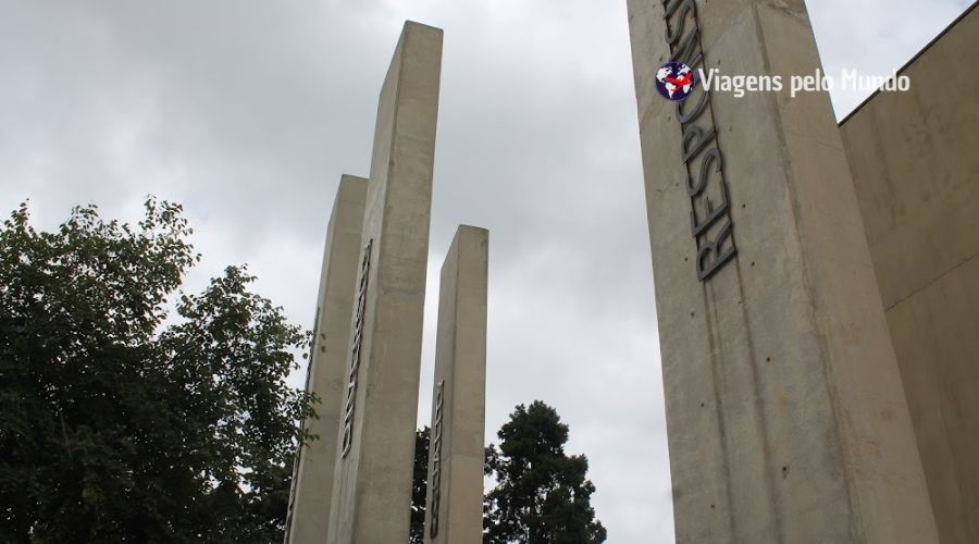 Pilares da Constituição dentro do museu