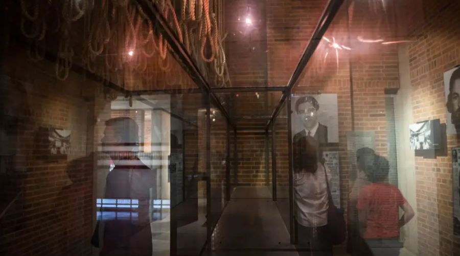 Sala das execuções políticas no museu