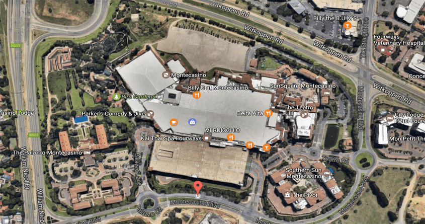Como chegar no montecasino
