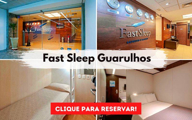 Fast Sleep no Aeroporto de Guarulhos