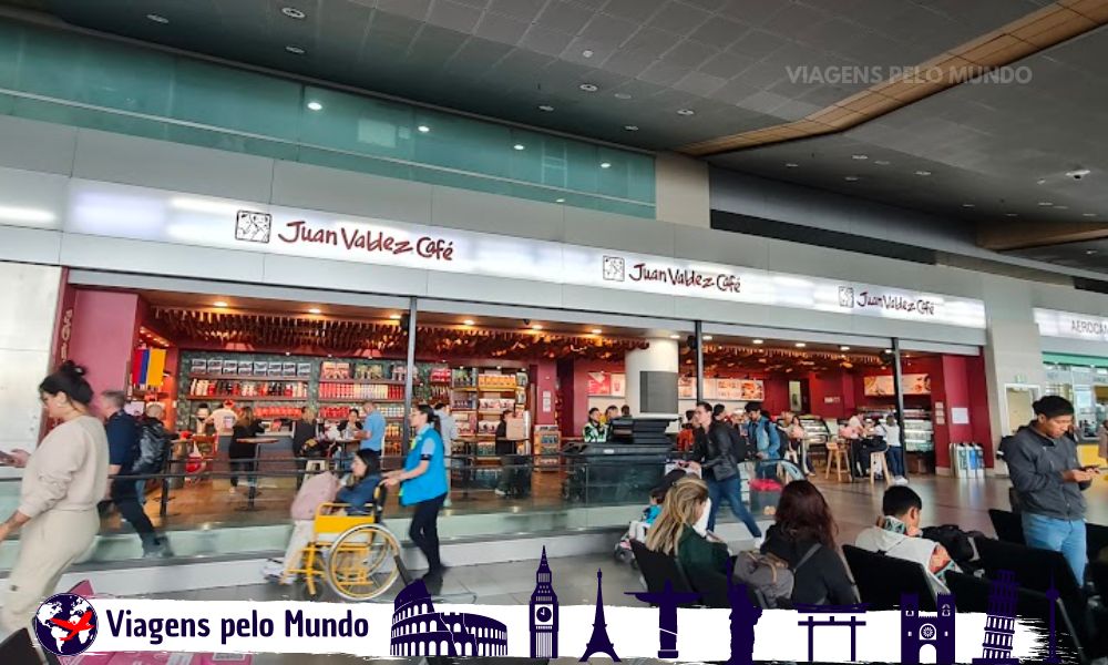 Cafeteria Juan Valdez no Aeroporto El Dorado