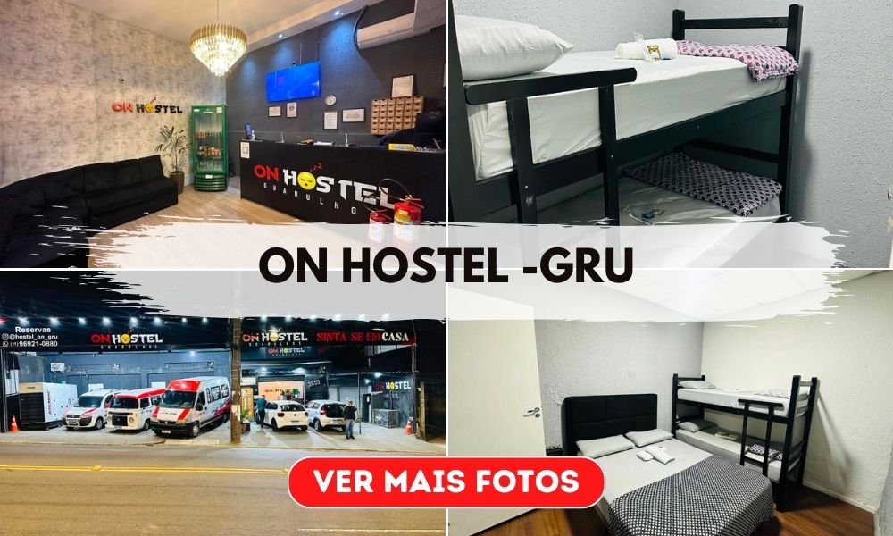 Estrutura do On Hostel em Guarulhos