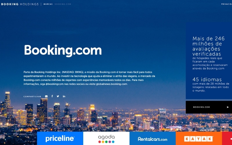 Sobre a História do Booking