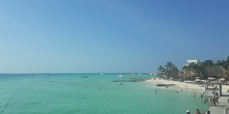 Praia em Isla Mujeres