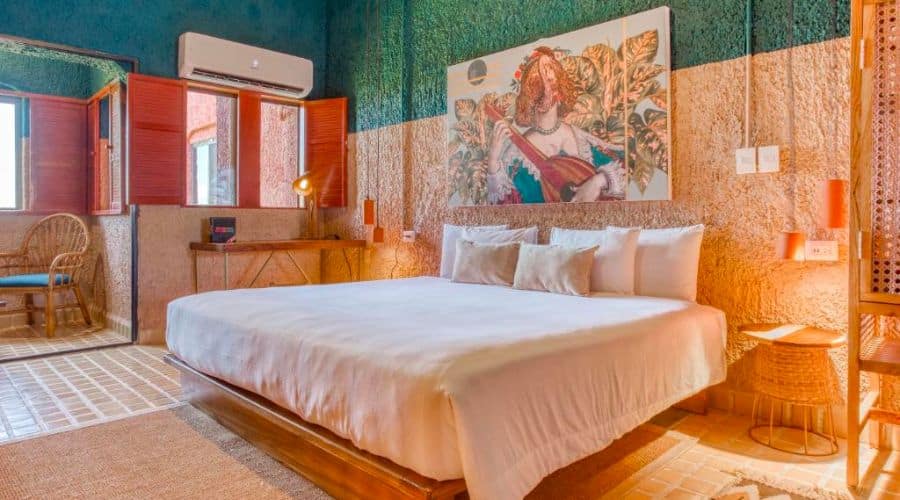 Quarto casa do Selina Hostels em Cancún
