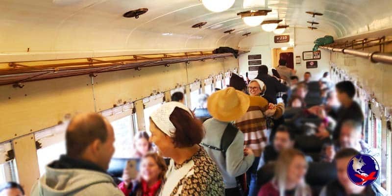 Festa no trem