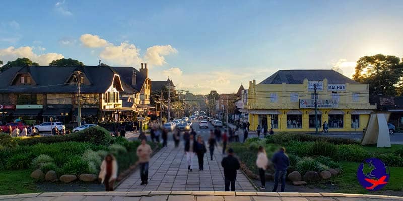 O que fazer em Canela RS - Centro da cidade