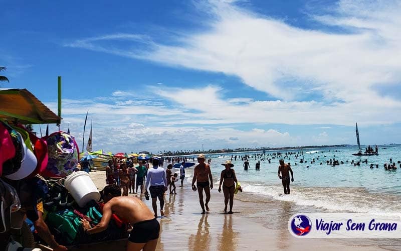Orla da praia de Porto de Galinhas