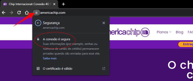 America chip é seguro