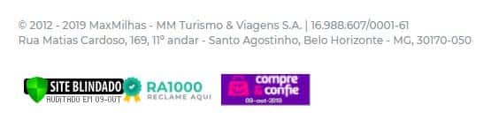 Página com os dados empresarias da empresa