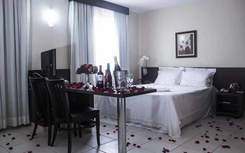 Quarto do Hotel Santos Dumont Goiânia