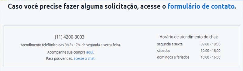 Telefone da eDestinos