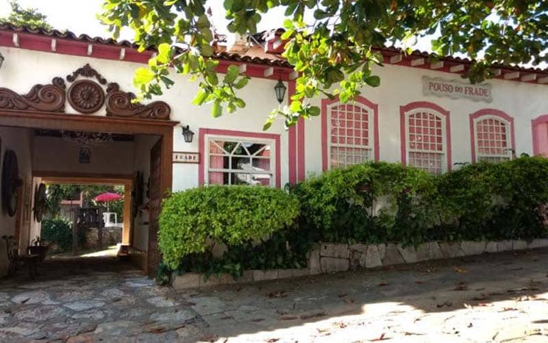 Entrada da pousada do frade