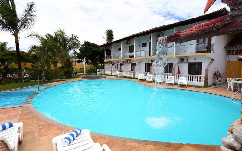 Piscina do Hotel Benkos em Porto Seguro