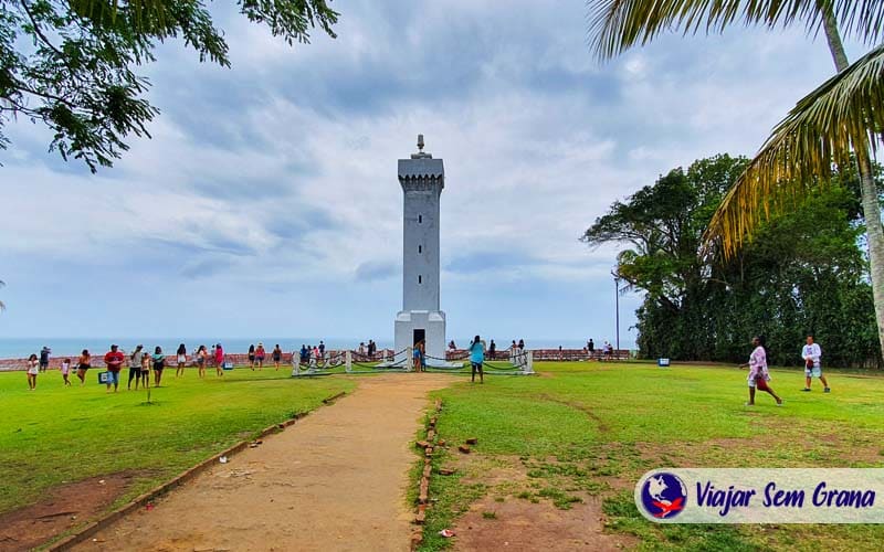 Farol da marinha no centro histórico