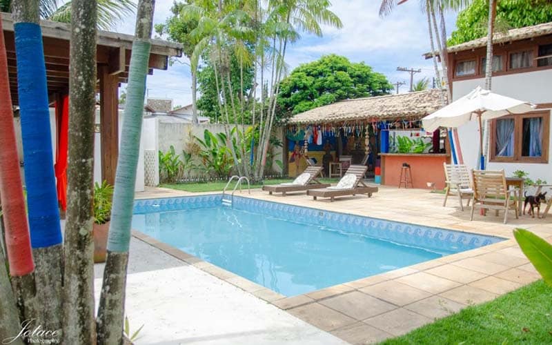 Piscina do Hostel Villa do Chaves