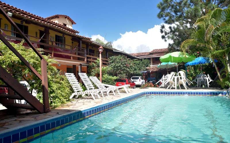 Piscina da Pousada Recanto de Minas