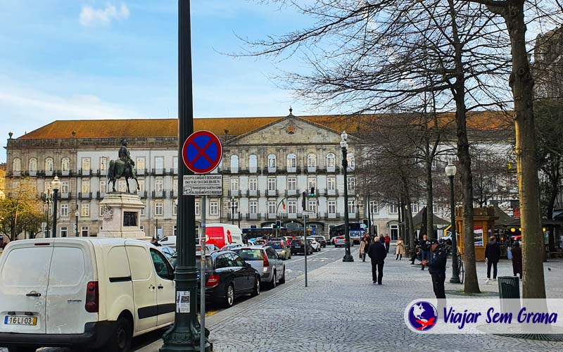 Avenida dos Aliados no Porto