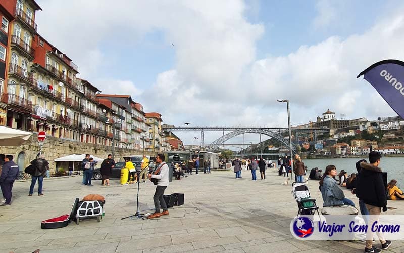 Cais da Ribeira no Porto