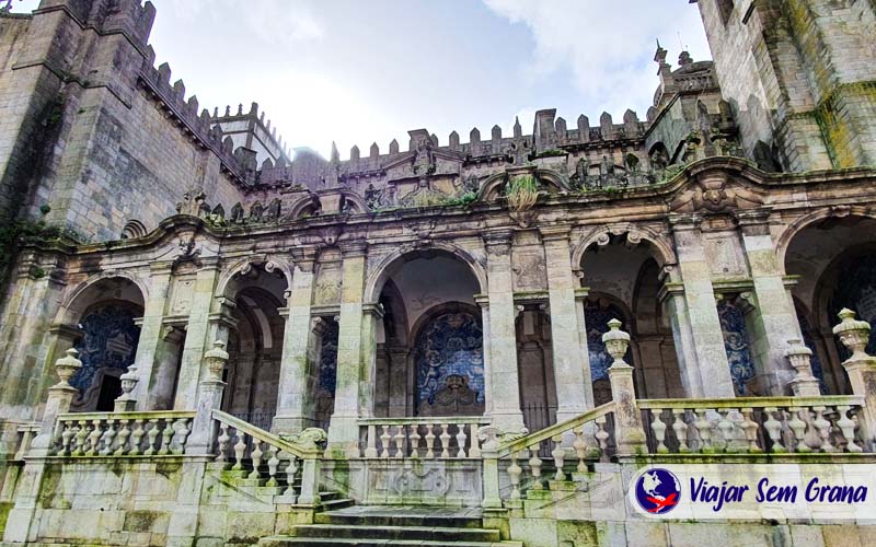 Catedral da Sé no Porto Portugal