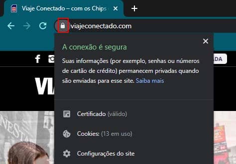 Viaje conectado é seguro