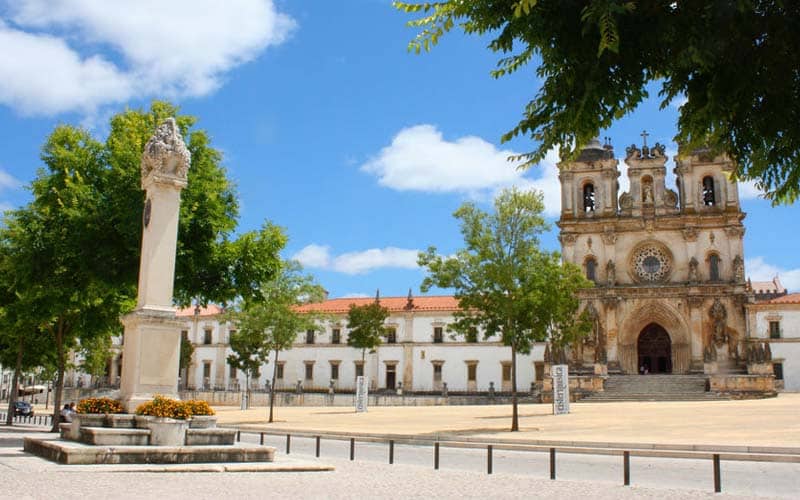 Vila de Nazaré em Portugal