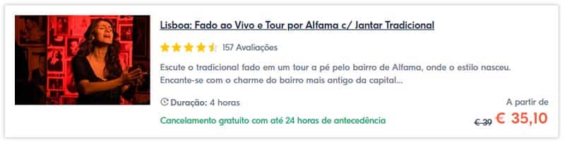 Shows de Fado em Alfama em Lisboa