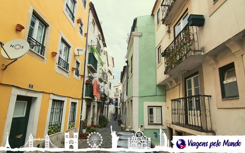As ruas estreiras da Alfama