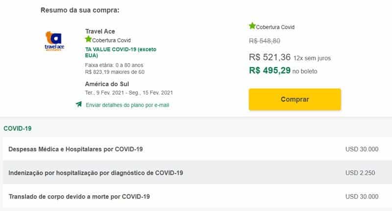 Seguro viagem completo para Argentina da Travel Ace