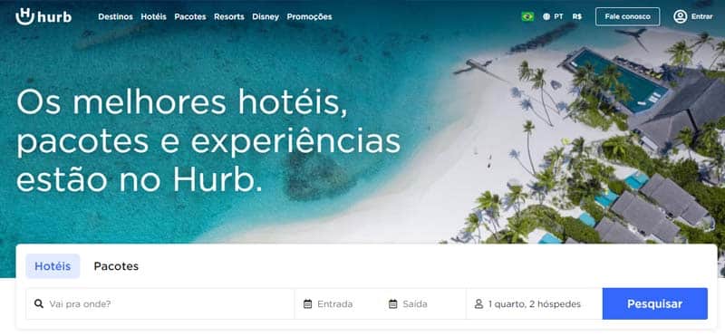 HURB - Pacotes de viagens mais baratos