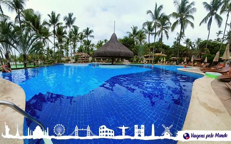 Piscina do resort cana brava