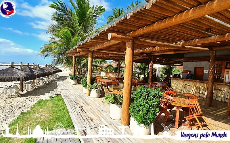 Bar na Praia para os hóspedes do resort