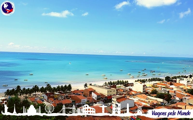 Vista da praia de maragogi