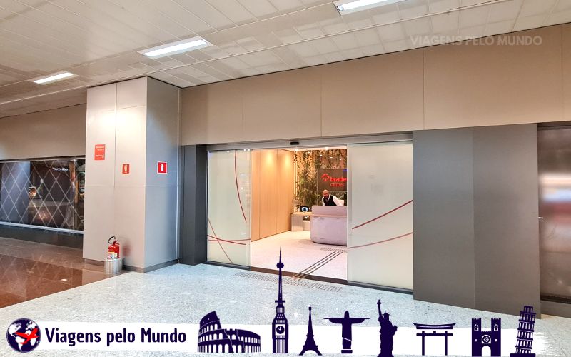Localização da Sala Vip Bradesco no Terminal 3