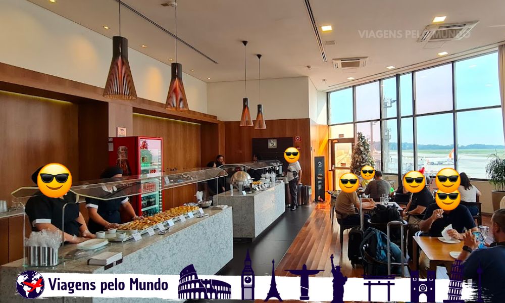 Sala Vip do Bradesco Lounge em Guarulhos