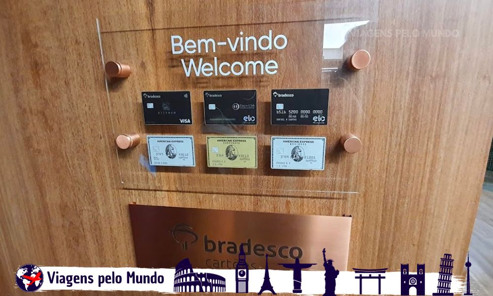 Cartões que permitem acesso a Bradesco Cartões Lounge