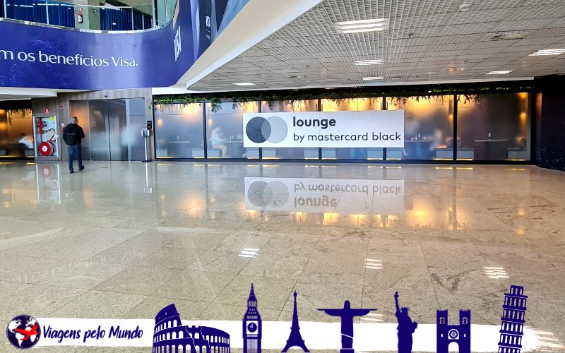 Entrada da Sala Mastercard Black Lounge