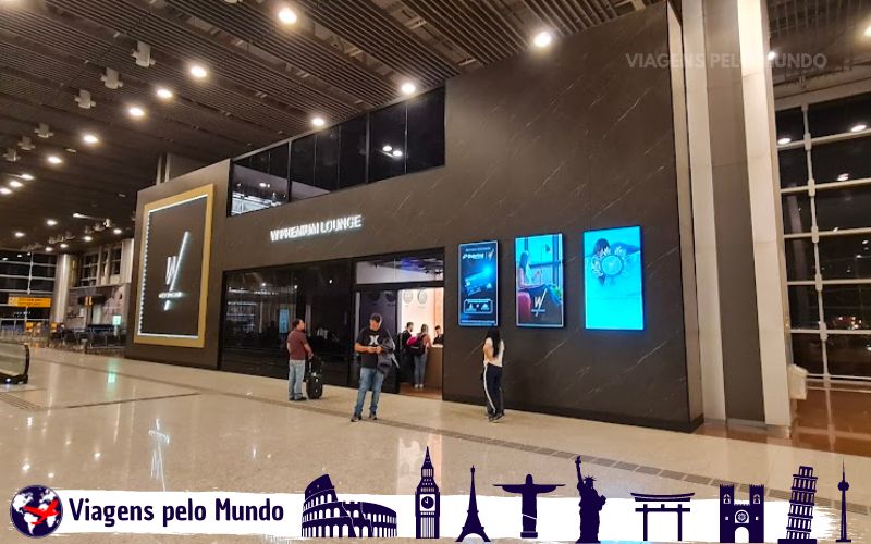 Sala Vip W Lounge no Terminal 3 de Guarulhos