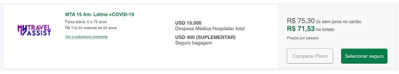Coberturas recomendas para um seguro viagem para Argentina