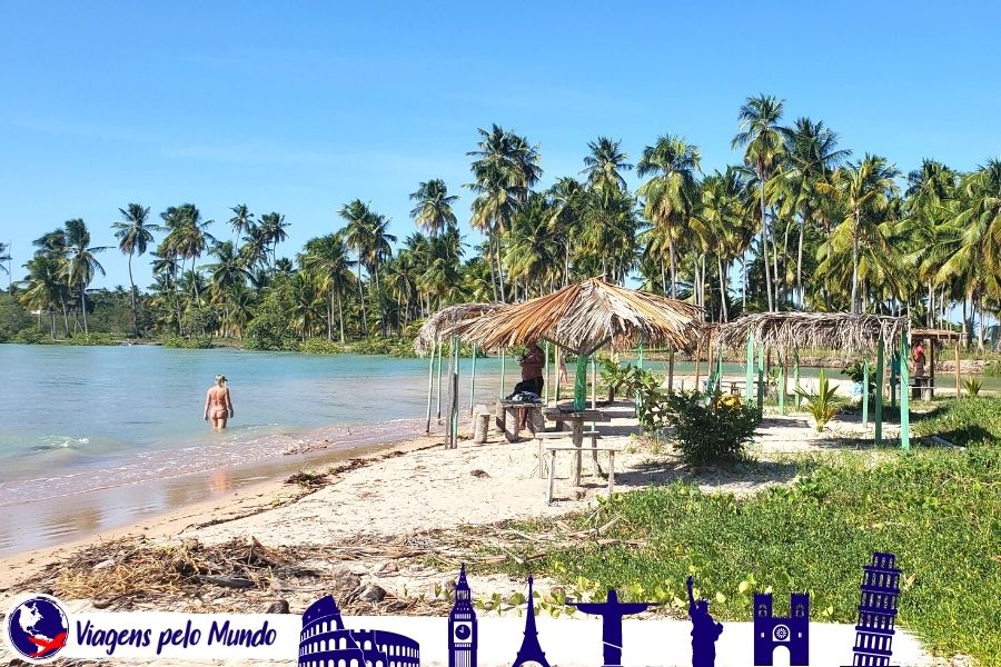 Praia de Tatuamunha em Sâo Miguel dos Milagres