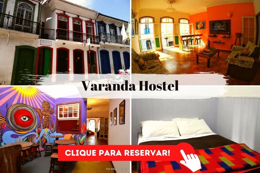 Varanda Hostel em Ouro Preto