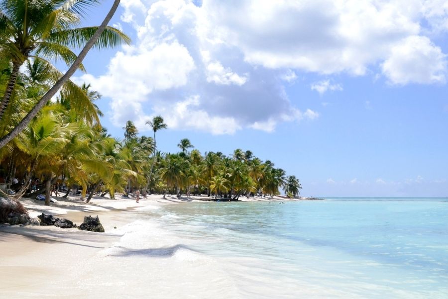 Uma das praias da Ilha Saona