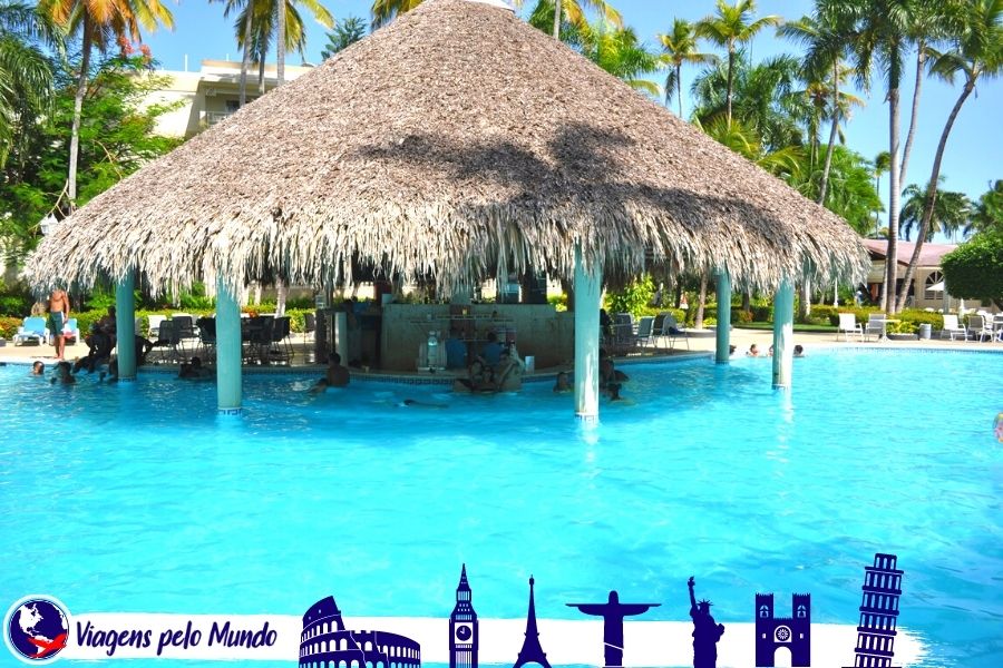 Bar molhado do Vista Sol Punta Cana