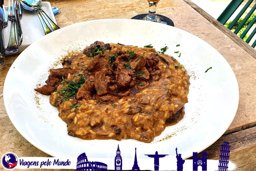 Prato de Risoto do O Passo Pizza Jazz