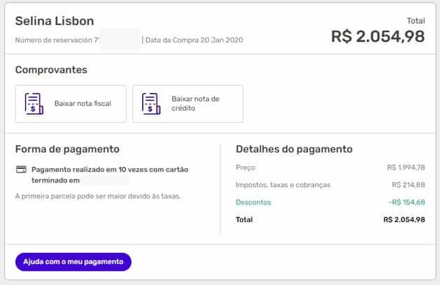 Preço de dois quartos no Selina Lisboa
