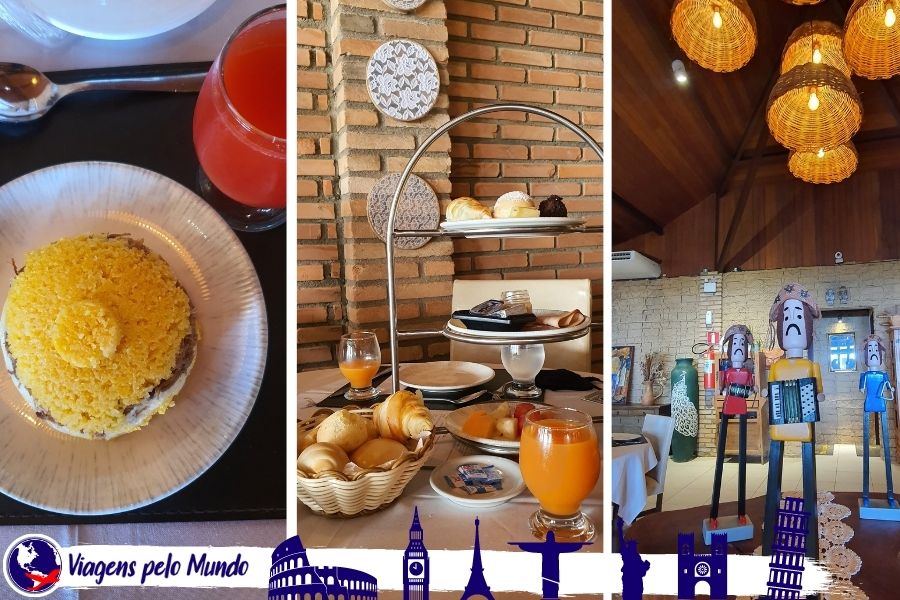 Café da manhã no restaurante do Salinas Maragogi