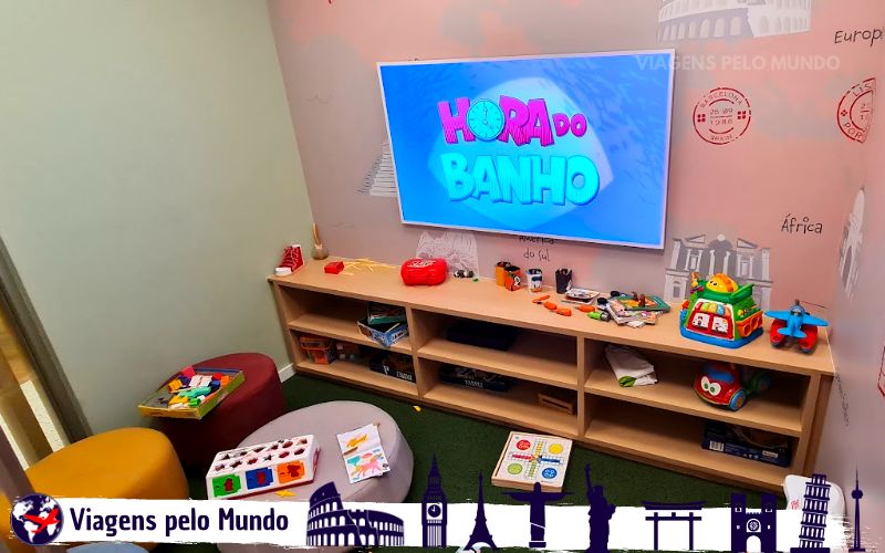 Espaço Kids na Sala Bradesco Lounge Internacional