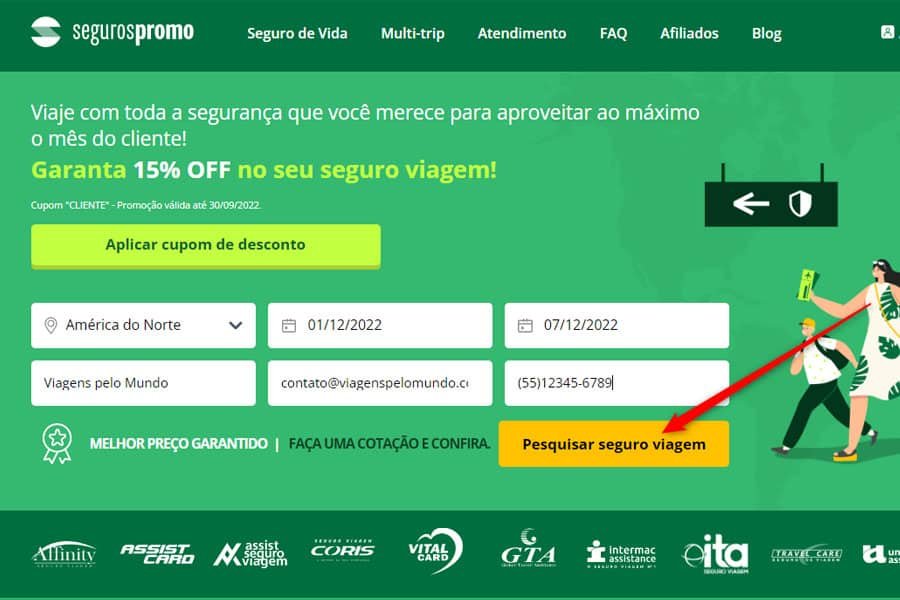 Como comprar na Seguros Promo